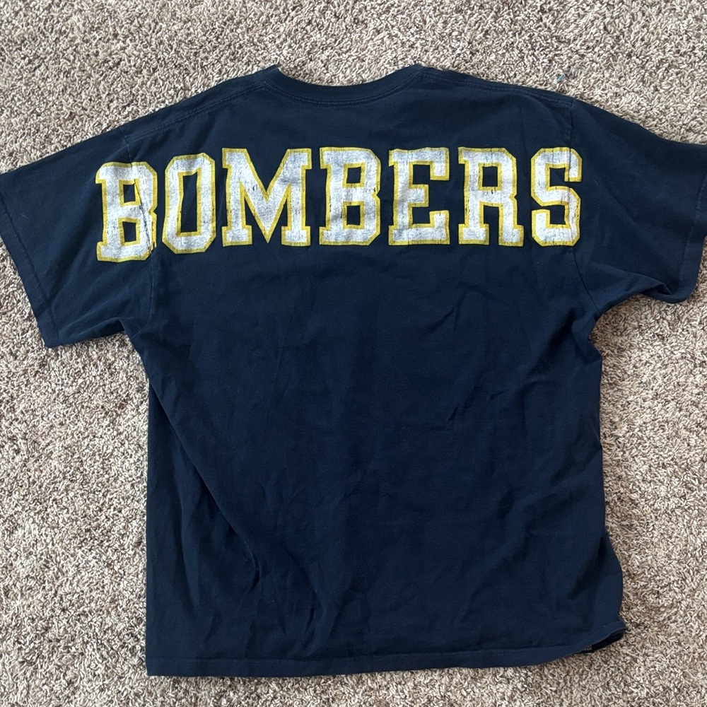 Vintage Jansport Men’s XL Heavyweight Cotton Blue Back Big Printout T Shirt